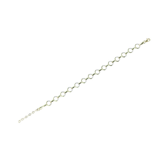 Damen Armband aus 333 Gold mit Zirkonia 17 cm