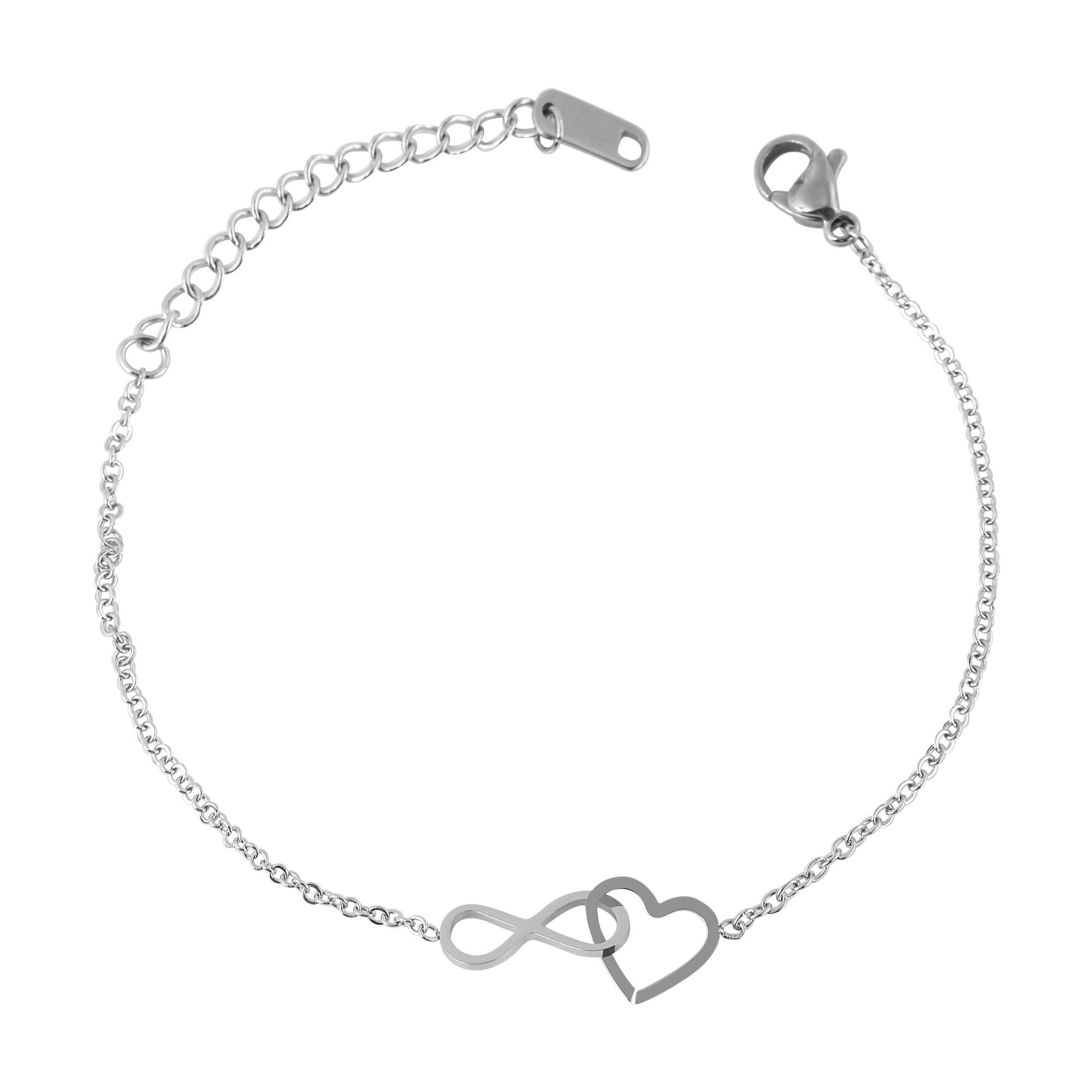 Damen Armband aus Edelstahl 16+4 cm