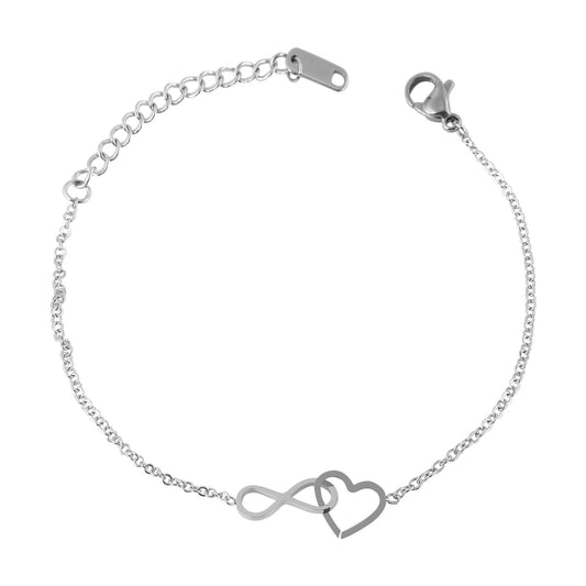 Damen Armband aus Edelstahl 16+4 cm