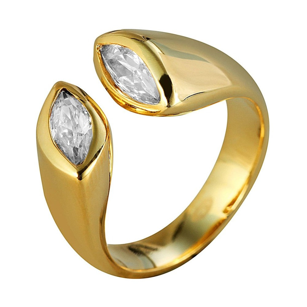 Damen Ring aus Edelstahl