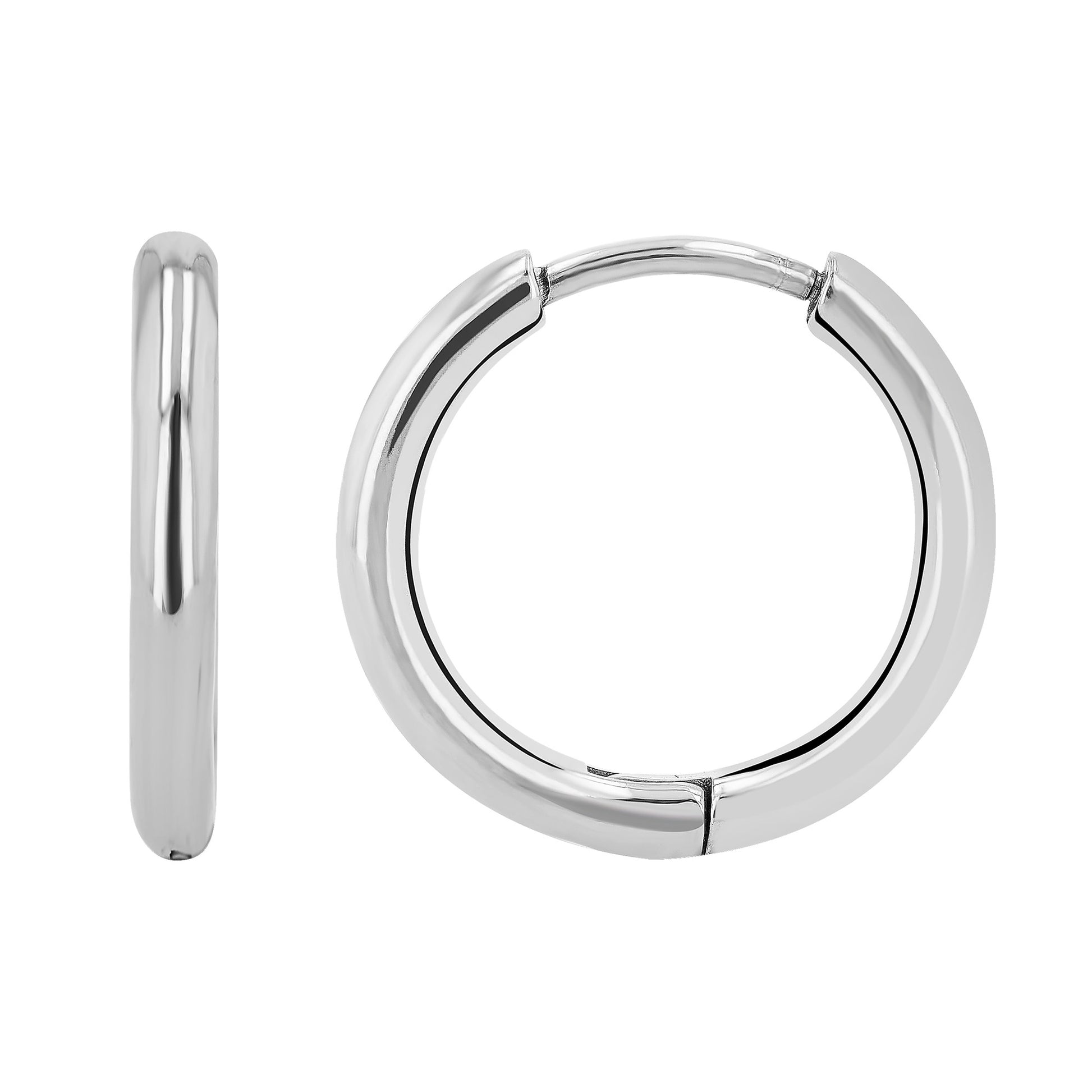 Unisex Ohrringe – Klappcreole aus Titan