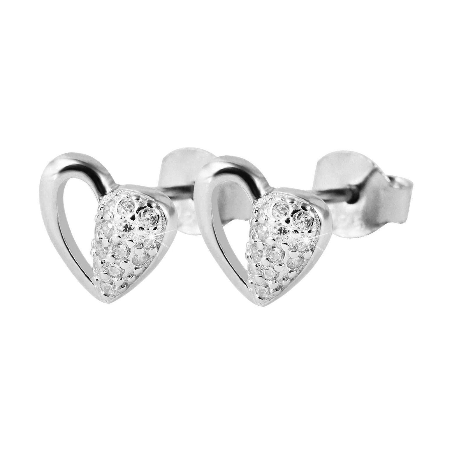 Damen Ohrringe – Ohrstecker aus 925 Silber mit Zirkonia