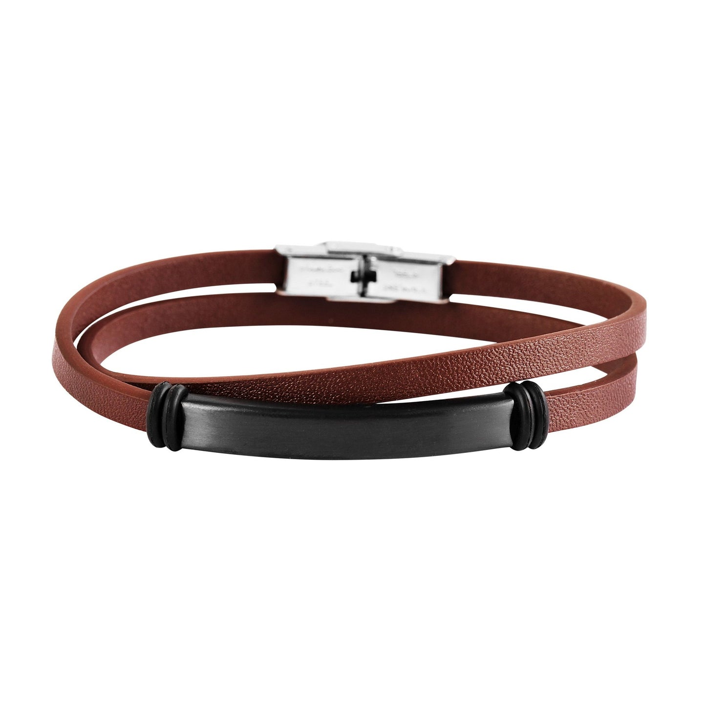Unisex Armband – Wickelarmband aus Leder 42 cm