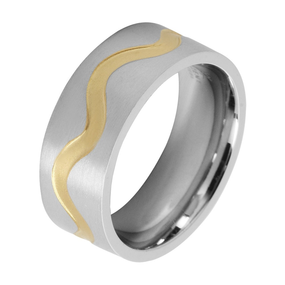 Damen Ring aus Edelstahl