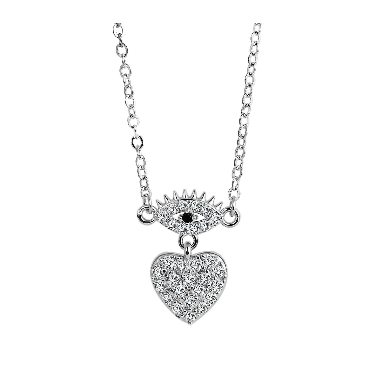 Damen Halskette mit Anhänger – aus 925 Silber