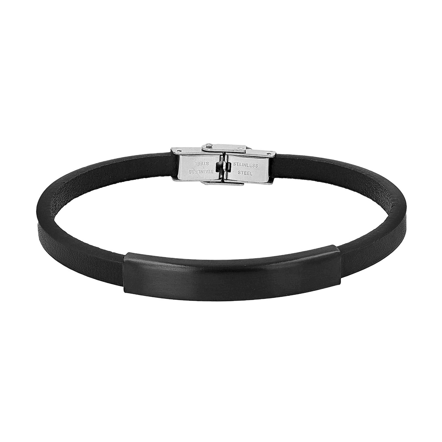 Herren Armband aus Leder 21 cm