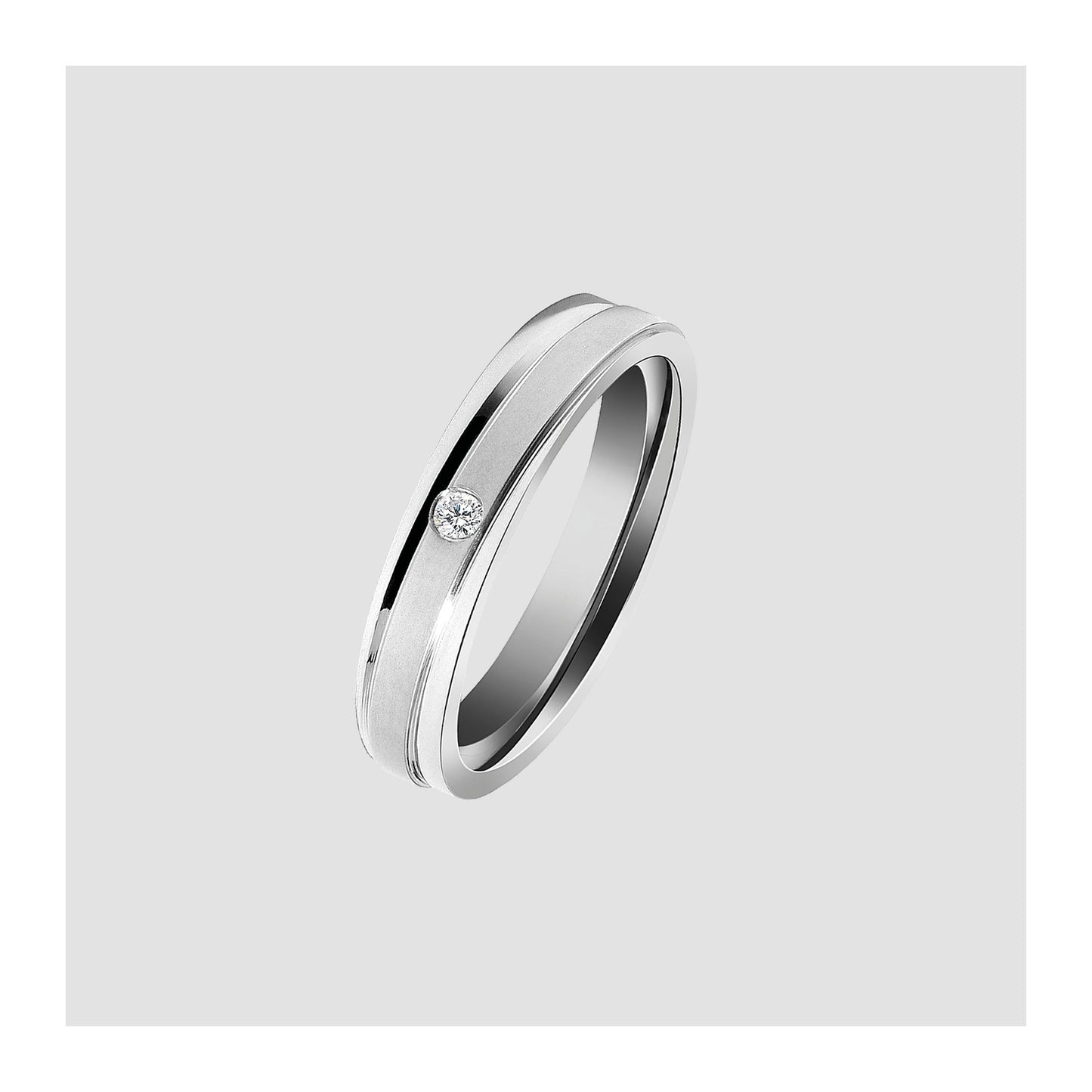 Damen Ring aus Edelstahl