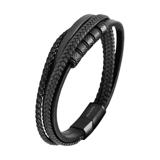 Unisex Armband – Lederarmband aus Leder 23 cm