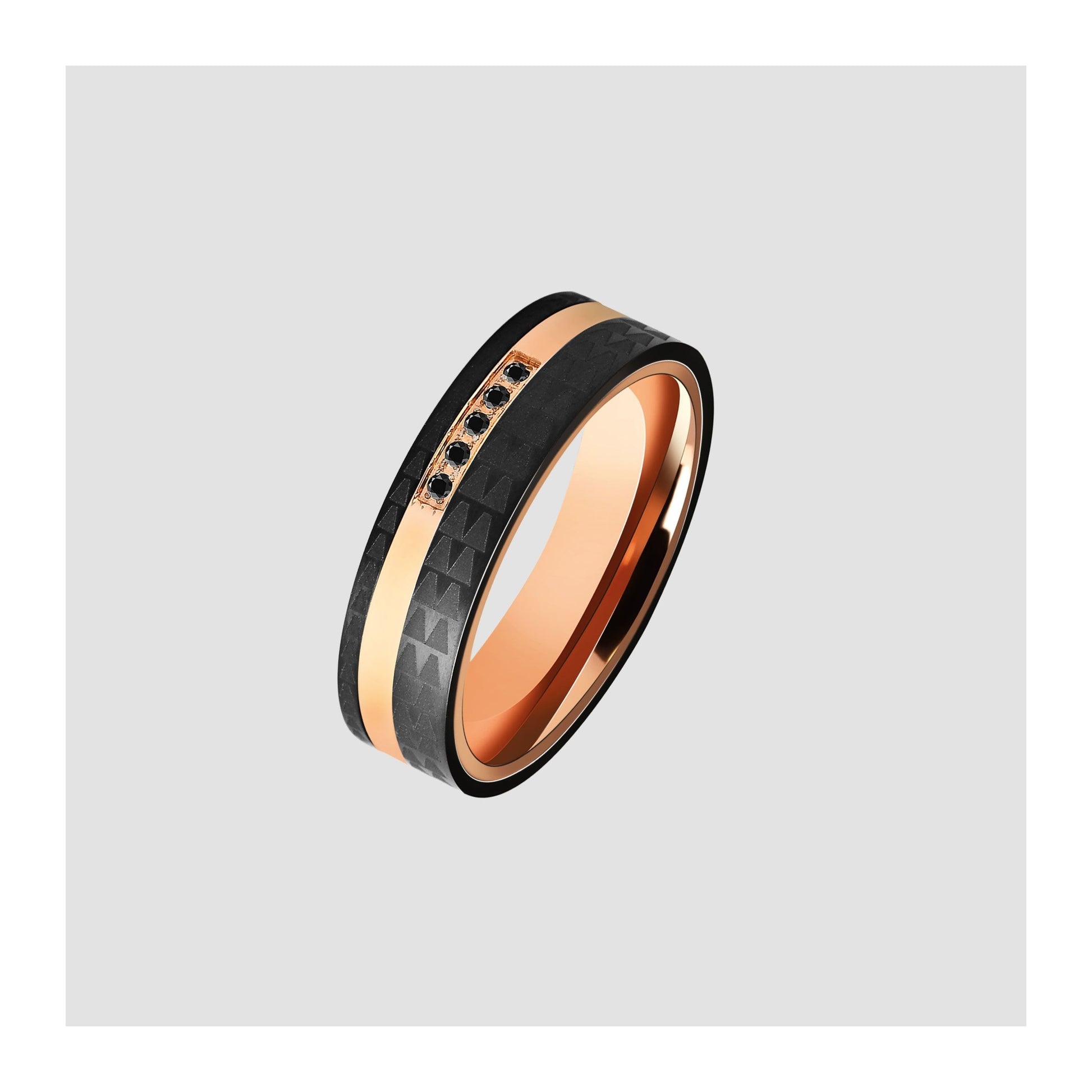Damen Ring aus Edelstahl mit Strass Steinchen