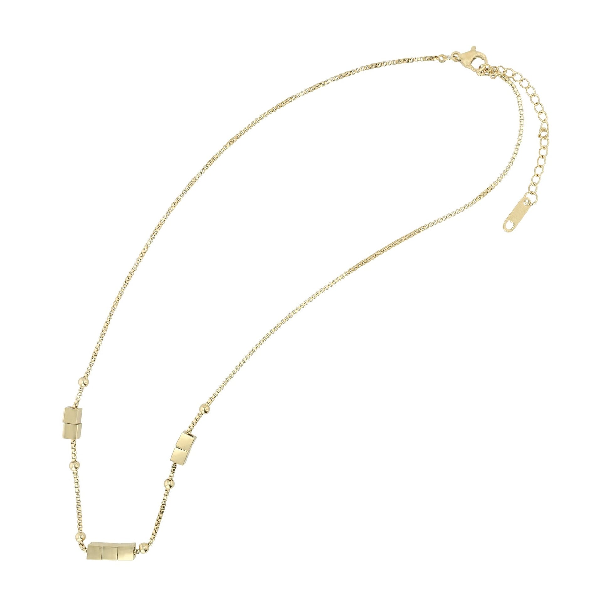 Damen Halskette aus Edelstahl 40 cm