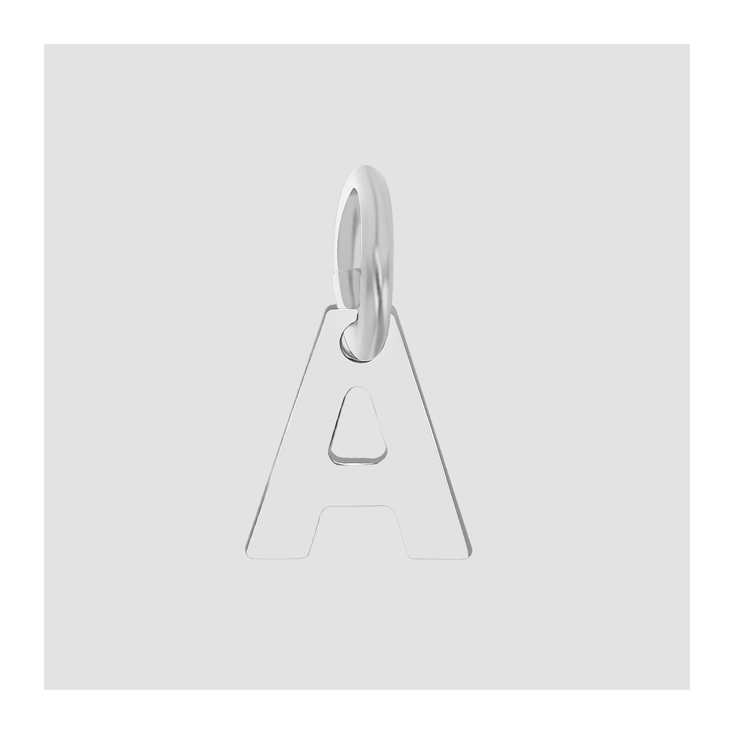 Unisex Anhänger – Buchstabe N Buchstabenanhänger aus 925 Silber