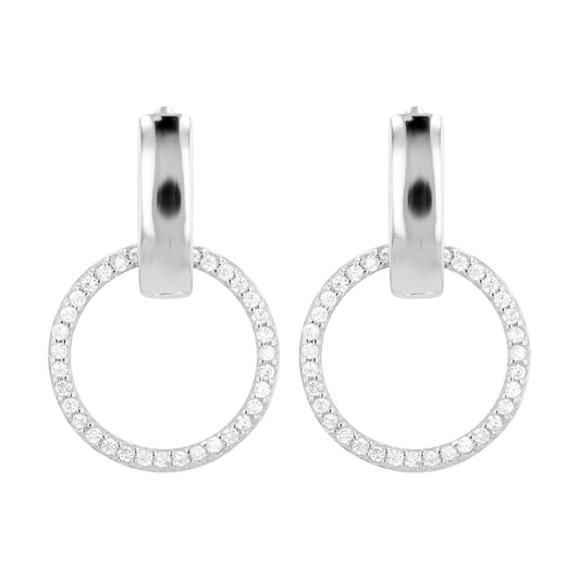 Damen Anhänger aus 925 Silber mit Zirkonia