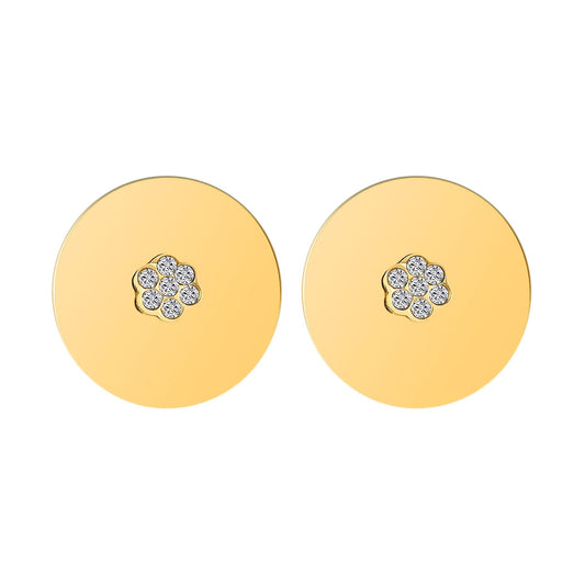 Damen Ohrringe – Ohrstecker aus Edelstahl mit Strass Steinchen