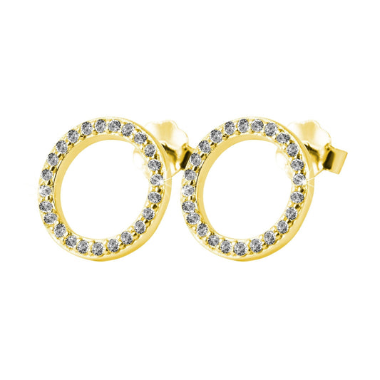 Damen Ohrringe – Ohrstecker aus 925 Silber mit Zirkonia