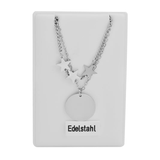 Damen Halskette aus Edelstahl 45+5