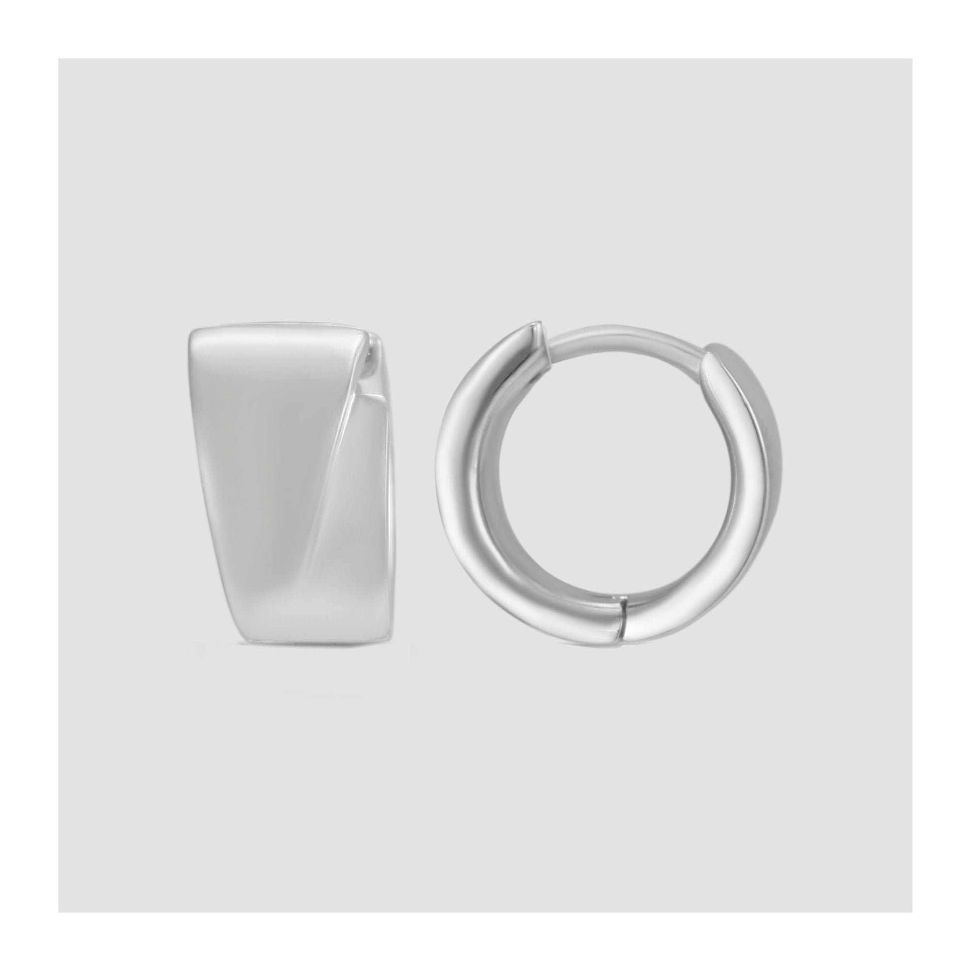 Damen Ohrringe – Klappcreole aus 925 Silber