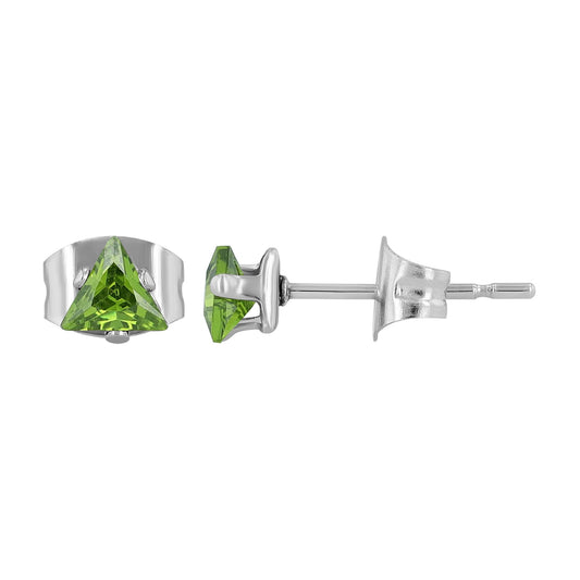 Damen Ohrringe – Ohrstecker aus Edelstahl mit Zirkonia