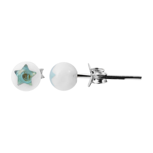 Mädchen Ohrringe – Ohrstecker aus 925 Silber mit Perle