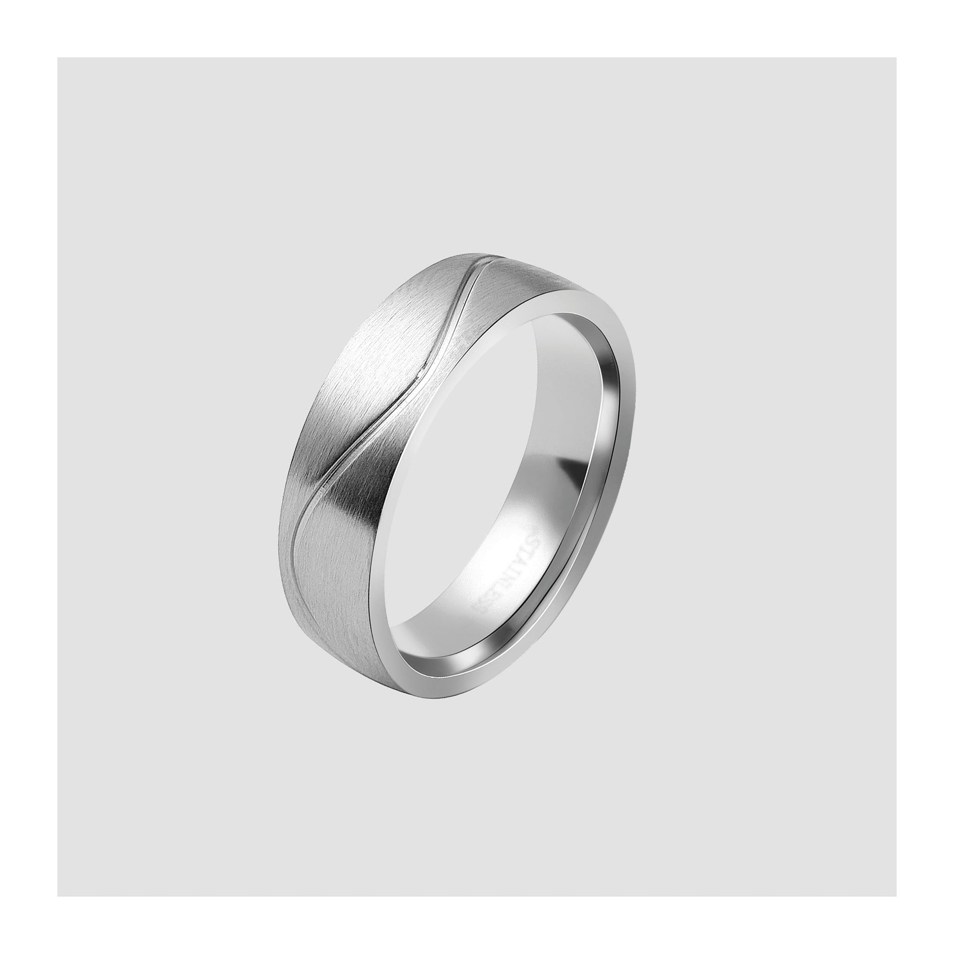 Herren Ring aus Edelstahl