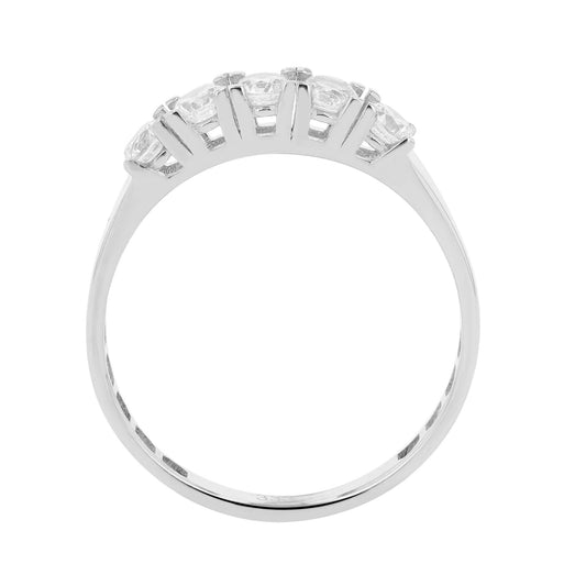 Damen Ring aus 333 Gold mit Zirkonia