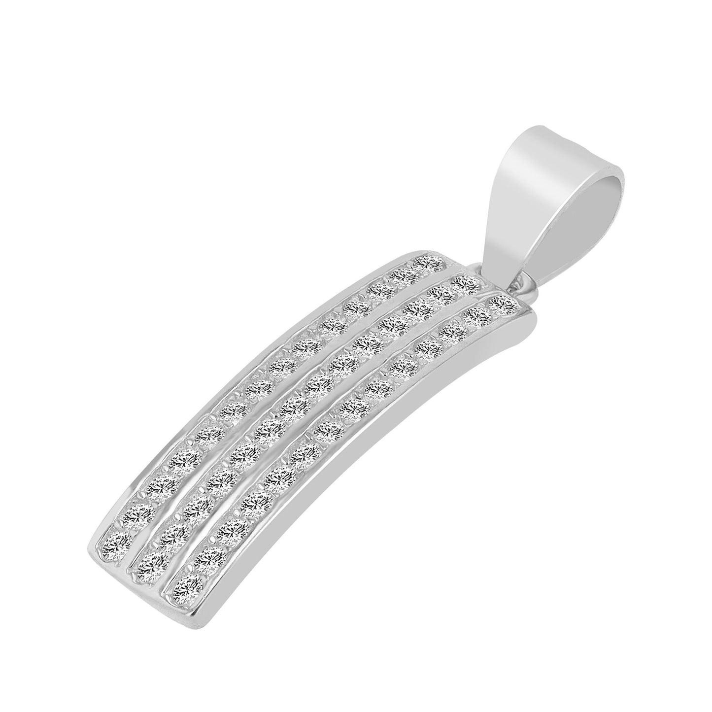 Damen Anhänger aus 925 Silber mit Zirkonia