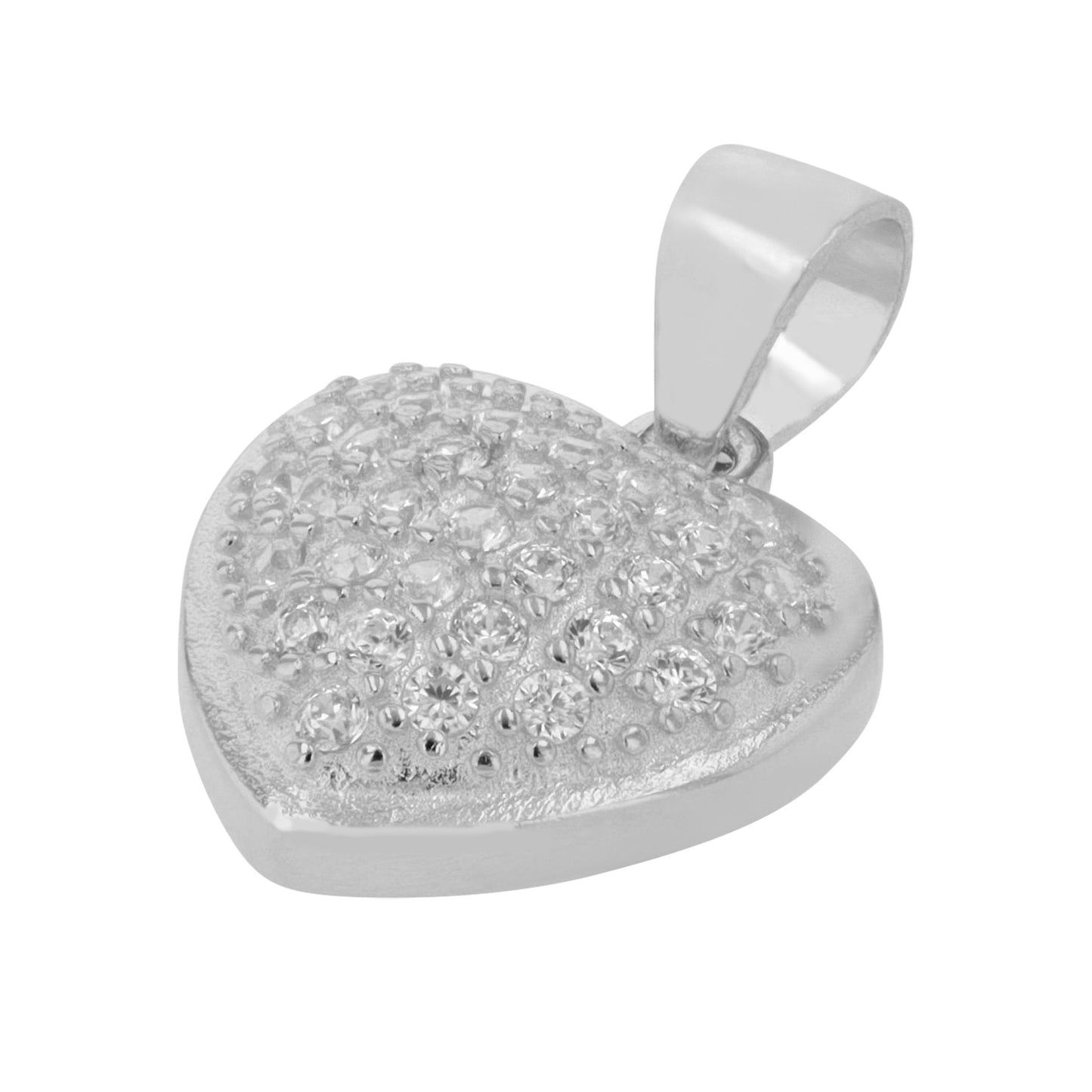 Damen Anhänger – Herzanhänger aus 925 Silber