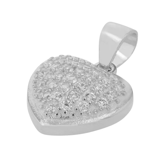 Damen Anhänger – Herzanhänger aus 925 Silber