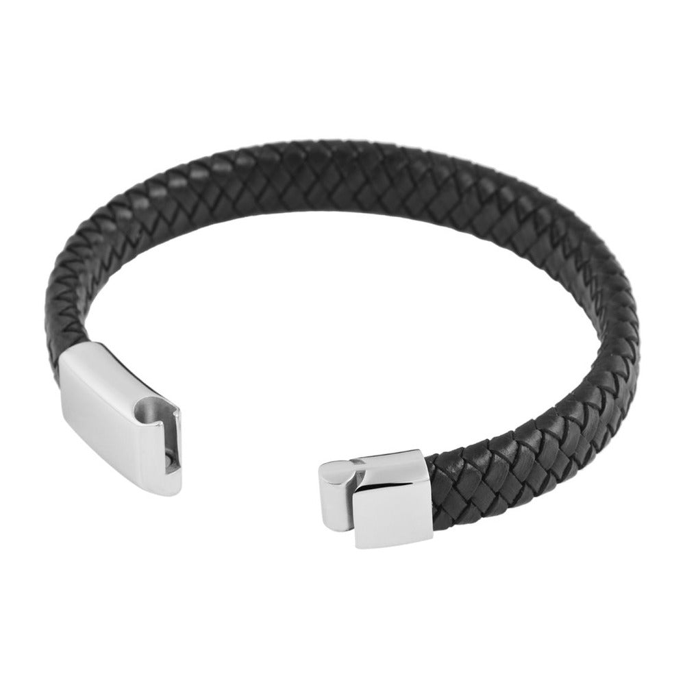 Unisex Armband – Armreif aus Leder 22 cm