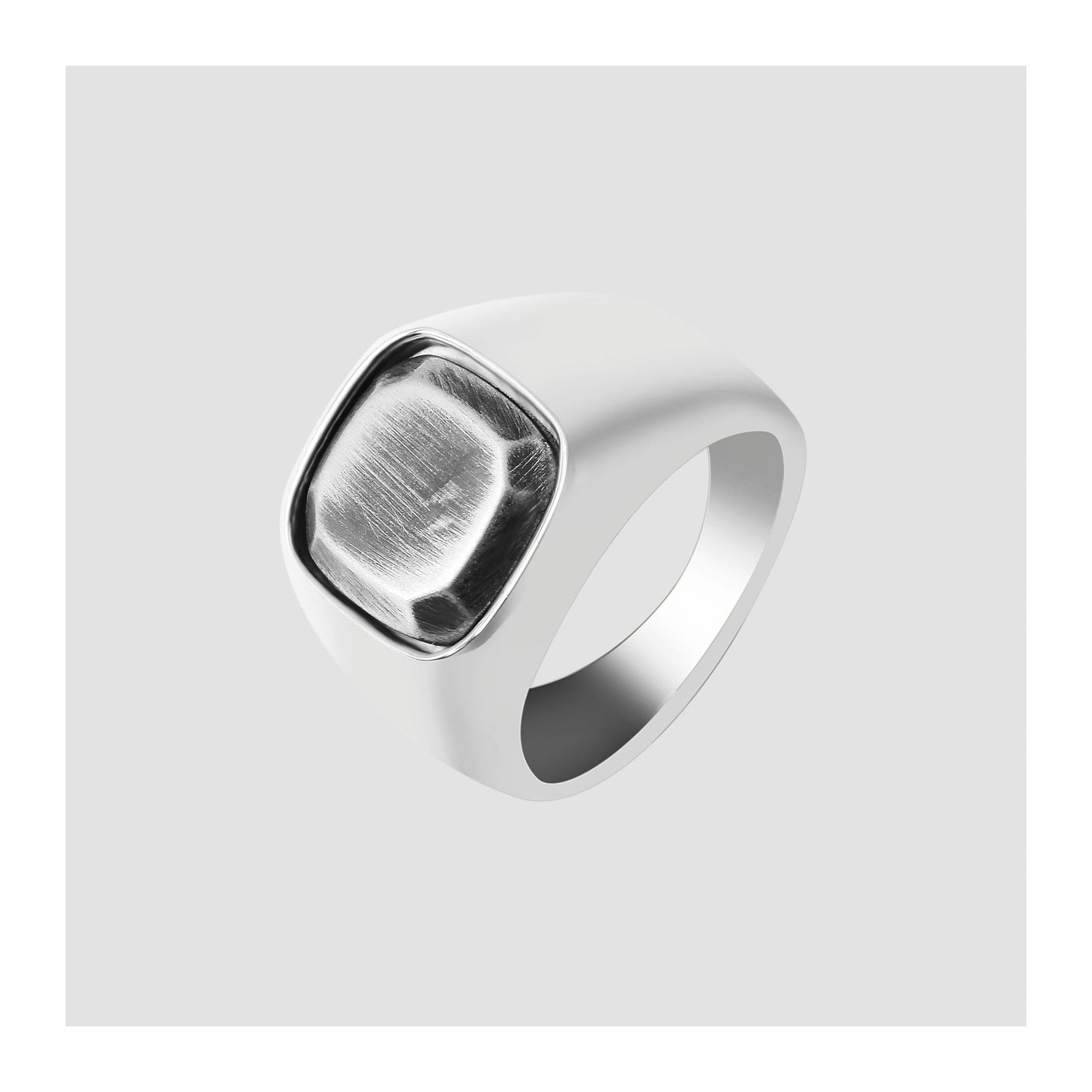 Herren Ring aus Edelstahl