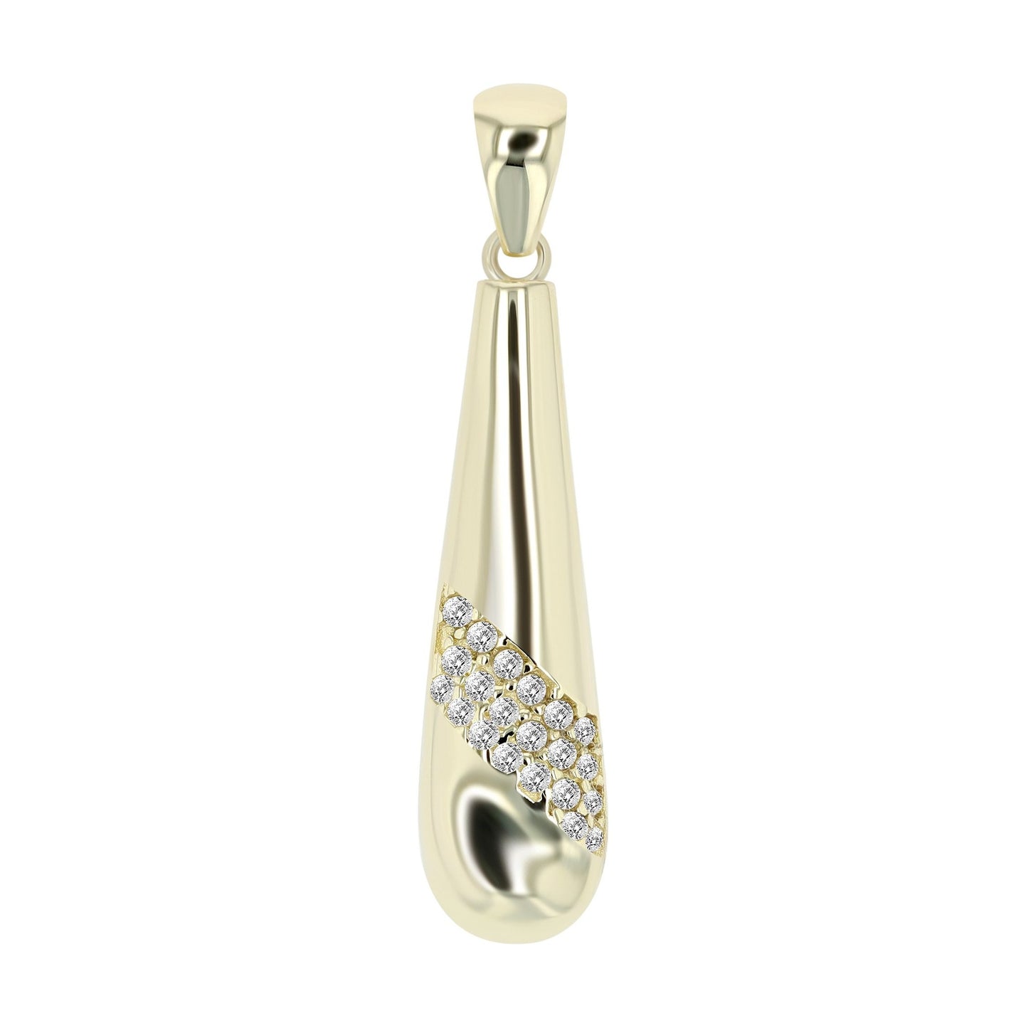 Damen Anhänger aus 333 Gold mit Zirkonia