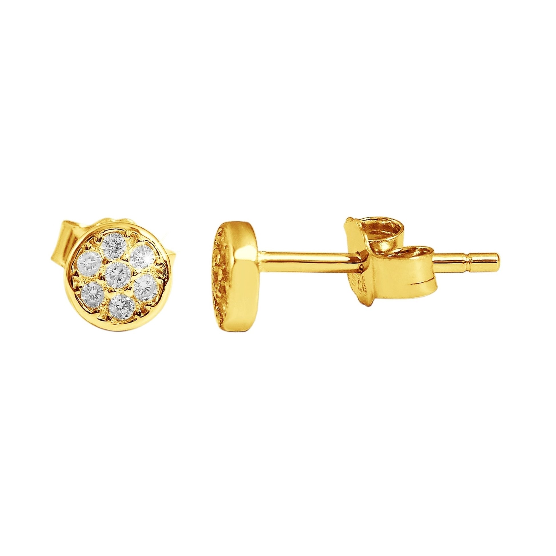 Damen Ohrringe – Ohrstecker aus 925 Silber mit Zirkonia