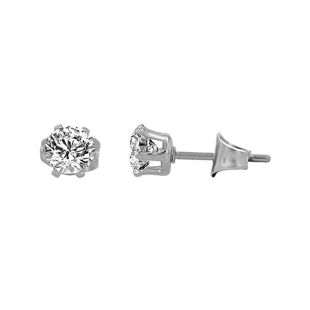 Damen Ohrringe – Ohrstecker aus Edelstahl mit Zirkonia