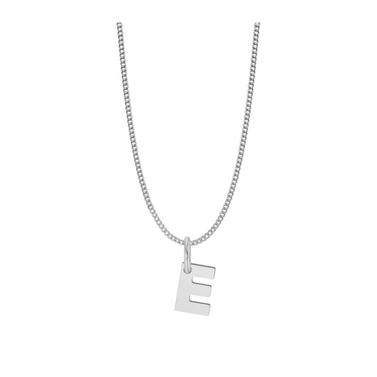 Unisex Anhänger – Buchstabe N Buchstabenanhänger aus 925 Silber