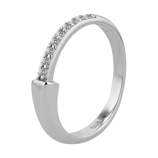 Damen Ring aus 925 Silber mit Zirkonia
