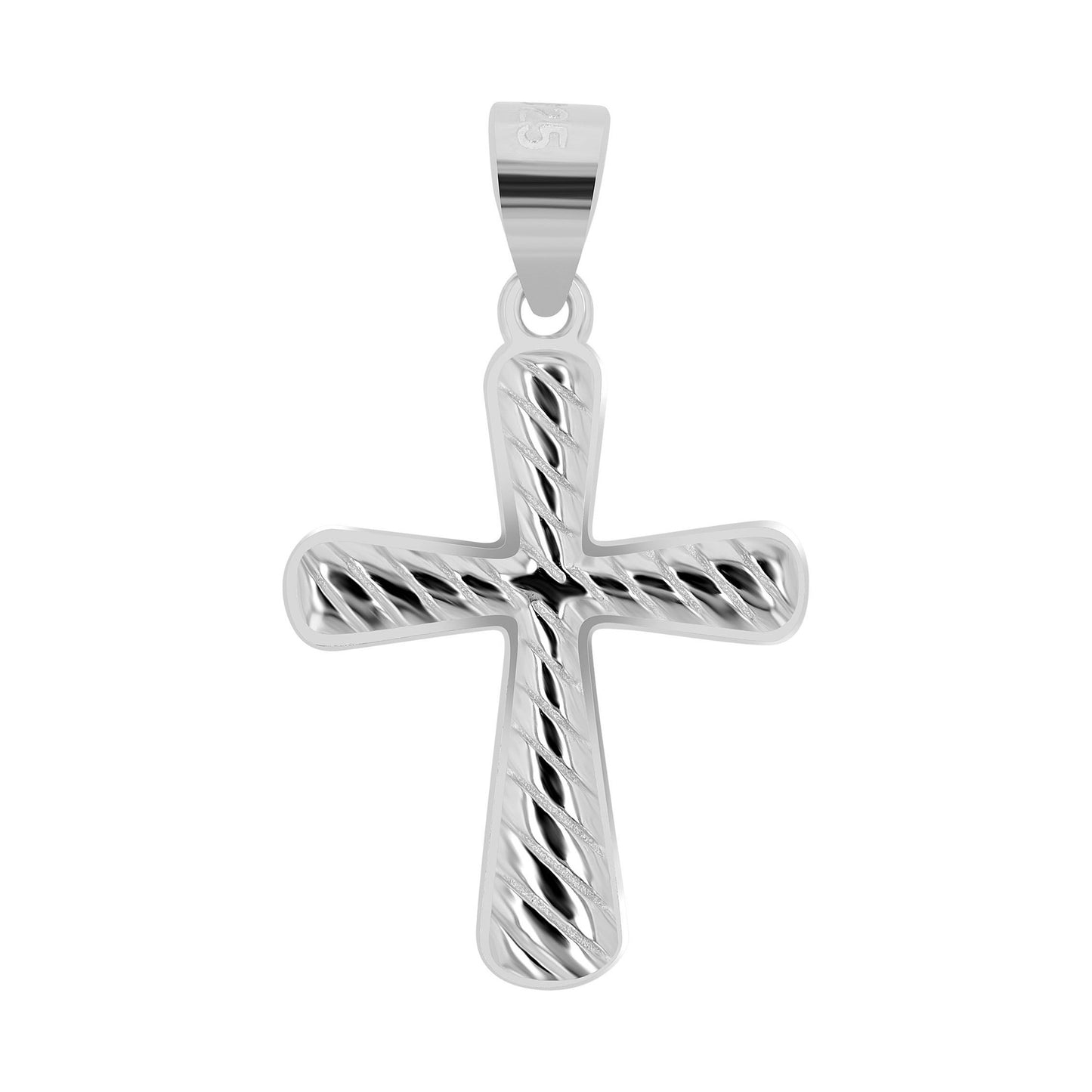 Unisex Anhänger – Kreuz Kreuzanhänger aus 925 Silber