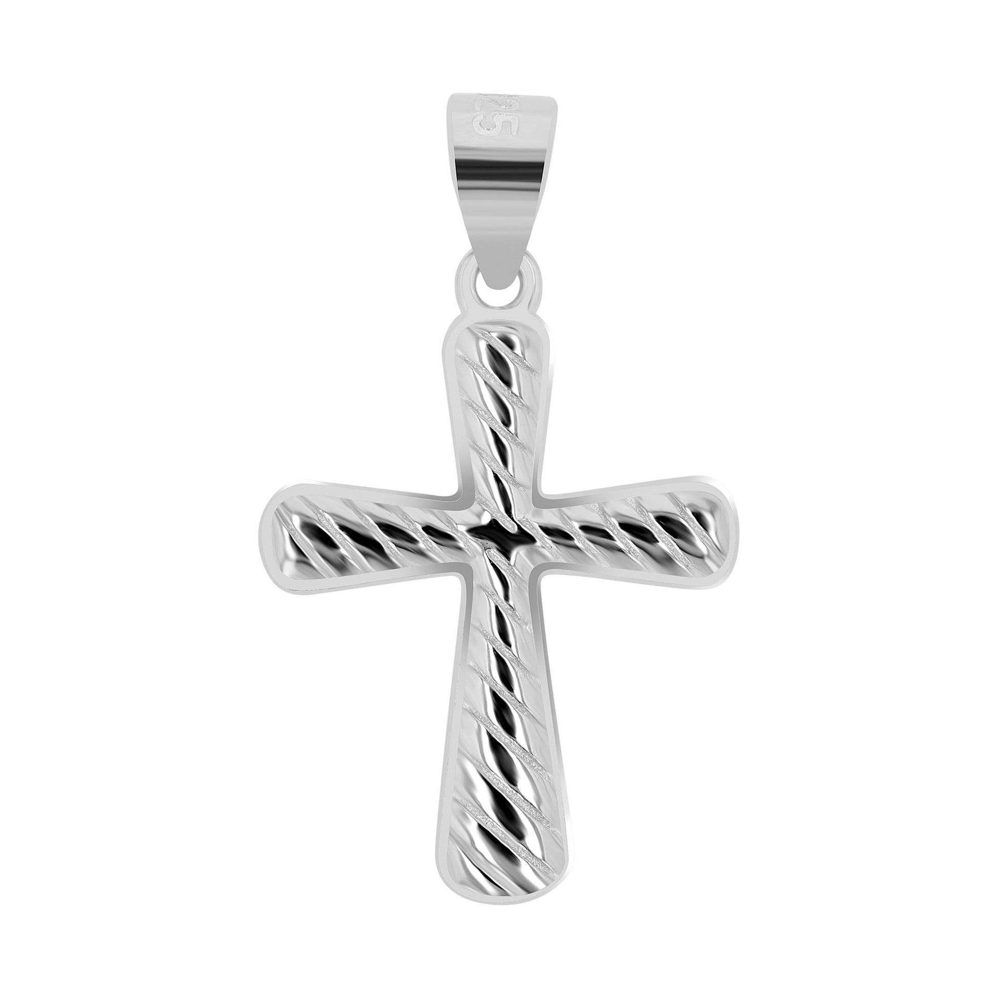 Unisex Anhänger – Kreuz Kreuzanhänger aus 925 Silber