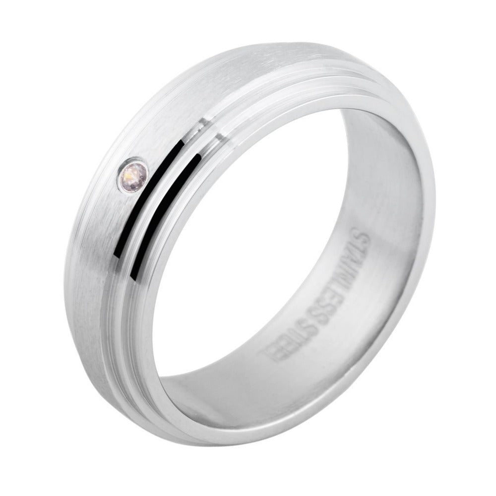 Damen Ring aus Edelstahl