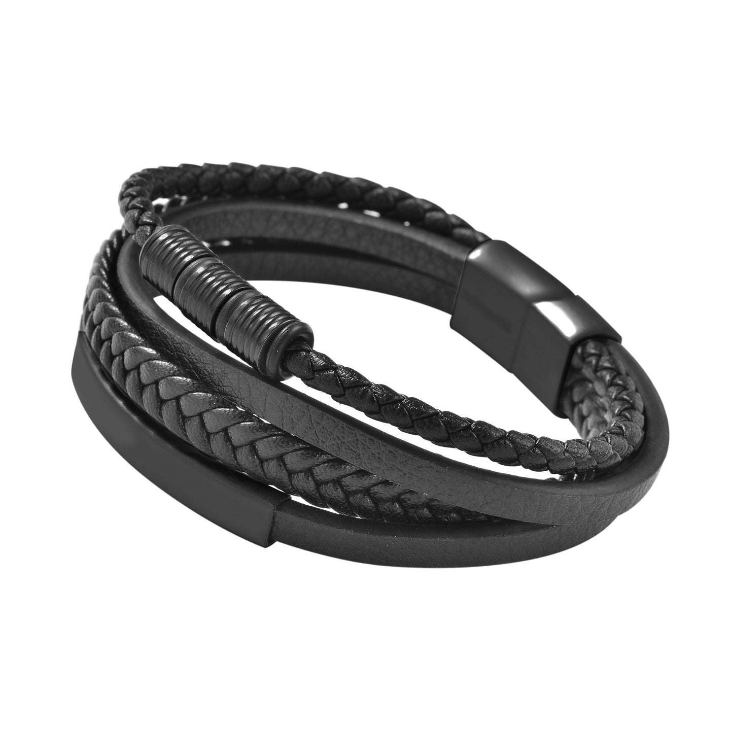 Unisex Armband aus Leder 23 cm