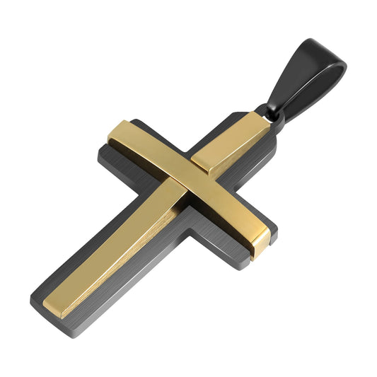 Unisex Anhänger – Kreuz Kreuzanhänger aus Edelstahl