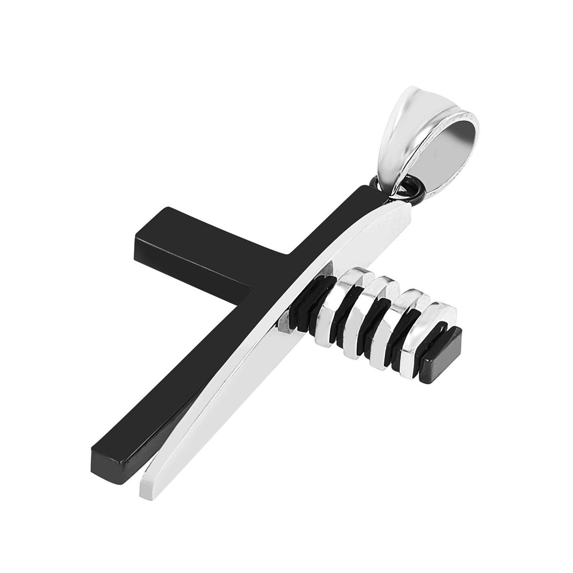 Herren Anhänger – Kreuz Kreuzanhänger aus Edelstahl