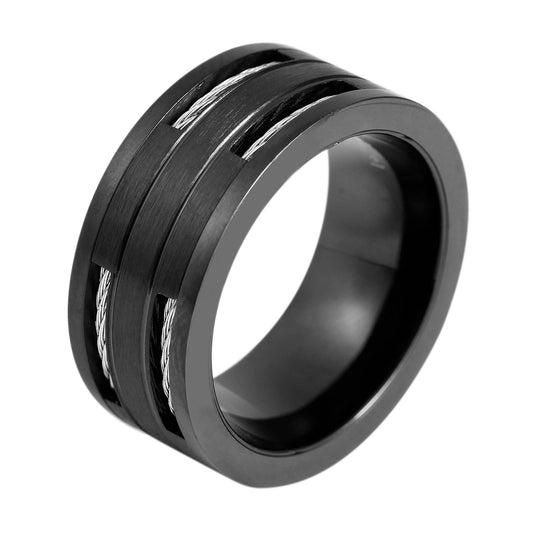 Herren Ring aus Edelstahl
