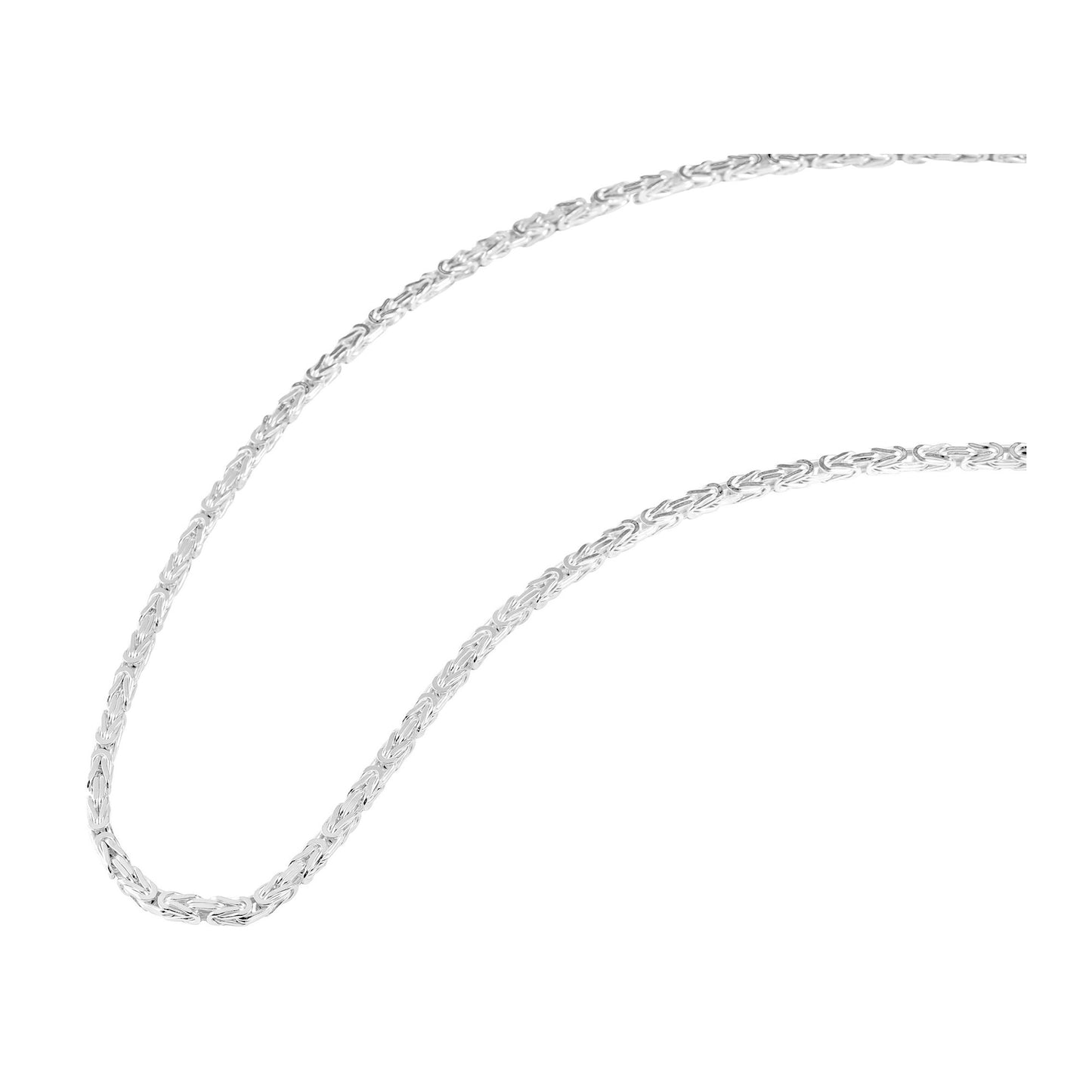 Herren Halskette – Königskette aus 925 Silber 50 cm