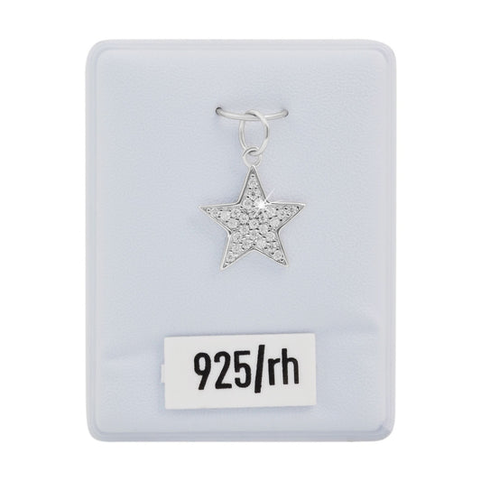 Damen Anhänger – Stern Anhänger aus 925 Silber mit Zirkonia