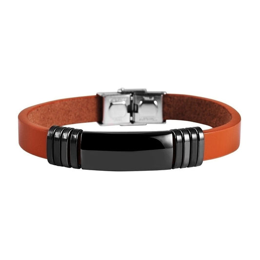 Unisex Armband aus Leder 21 cm