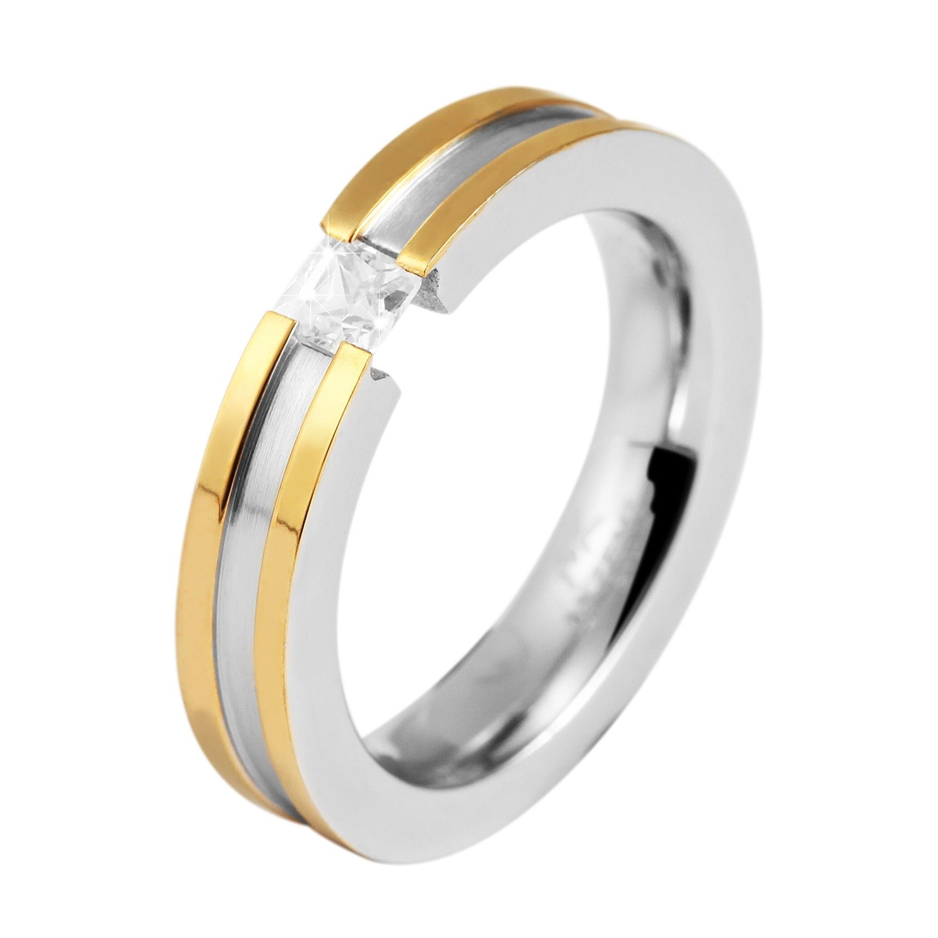 Damen Ring aus Edelstahl