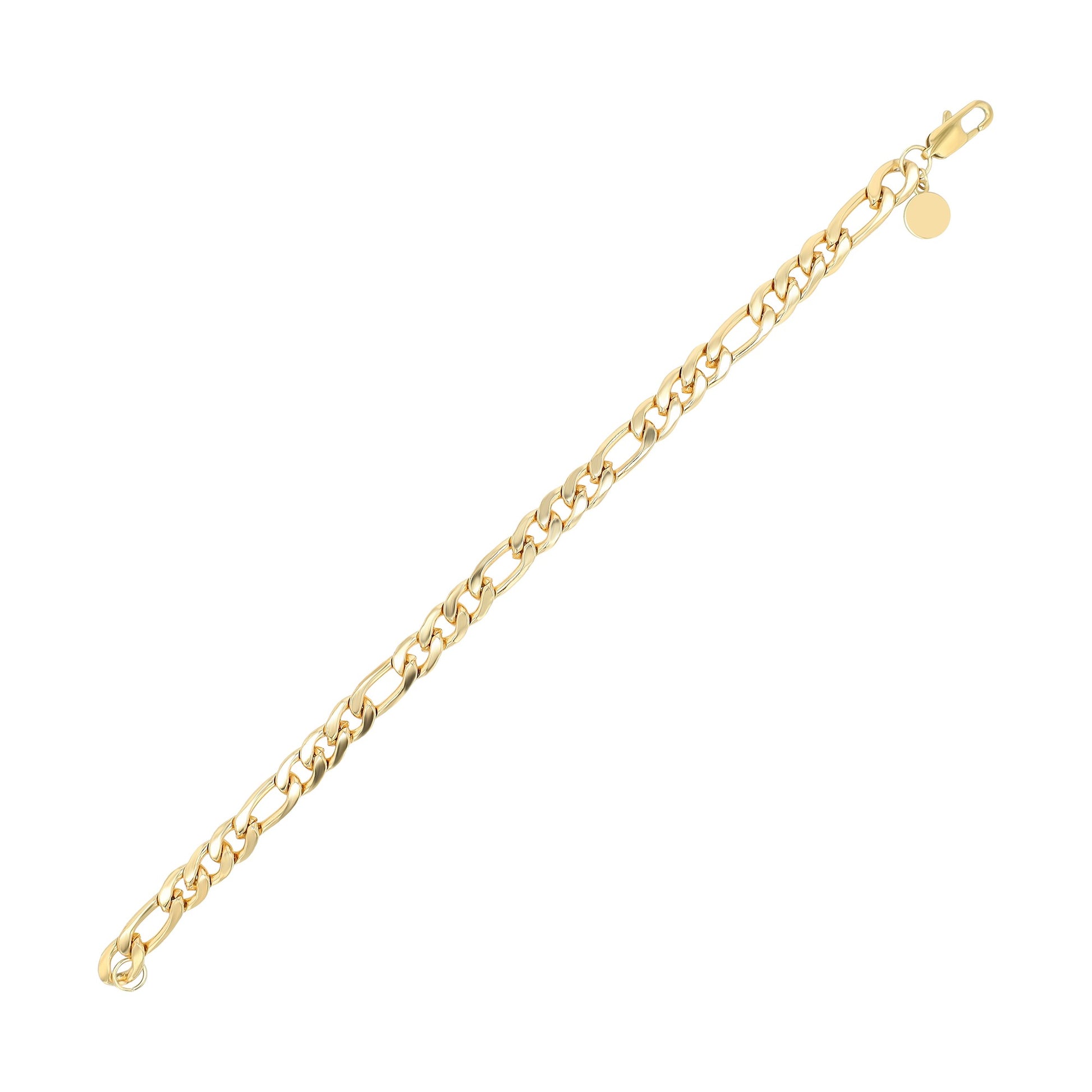 Unisex Armband aus Edelstahl 21,5 cm