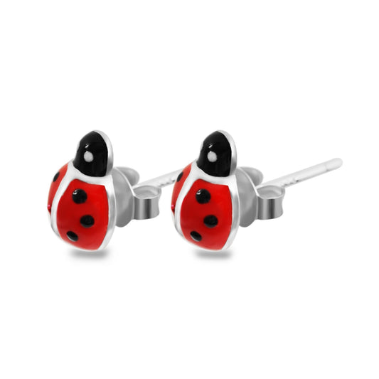 Kinder Ohrringe – Ohrstecker aus 925 Silber mit Emaille