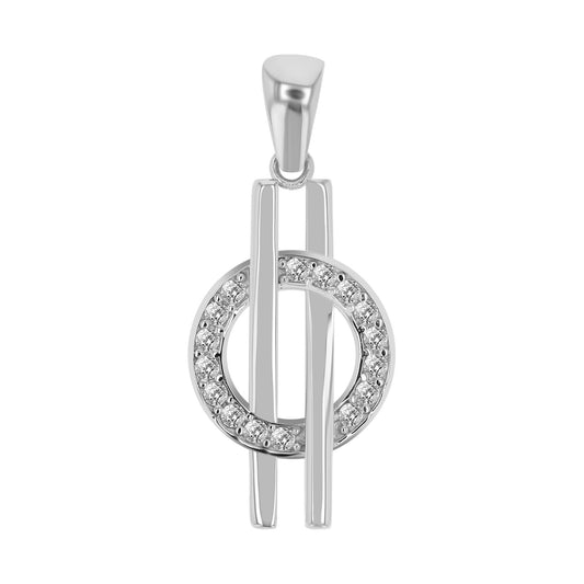 Damen Anhänger aus 333 Gold mit Zirkonia