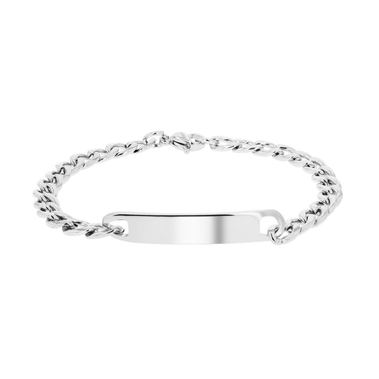 Damen Armband – Panzerarmband aus Edelstahl 18 cm