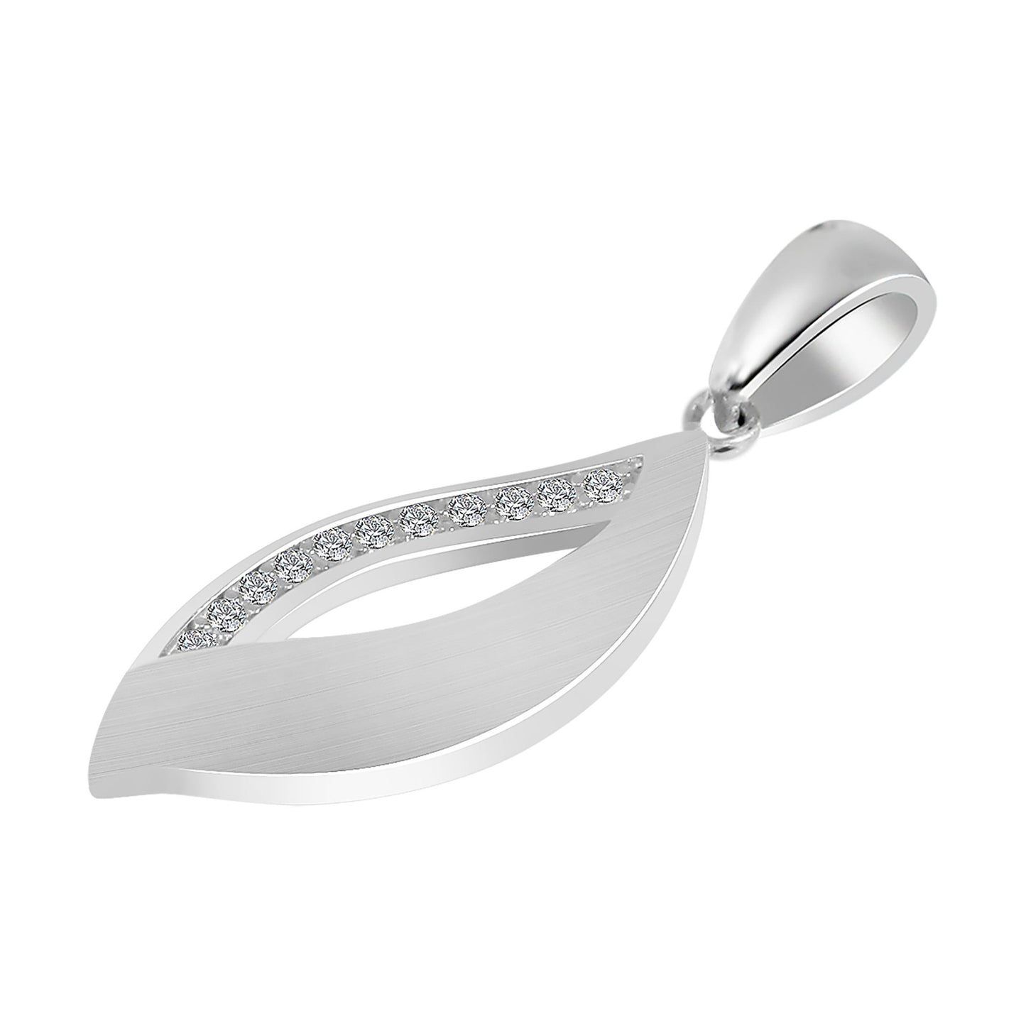 Damen Anhänger aus 925 Silber mit Zirkonia